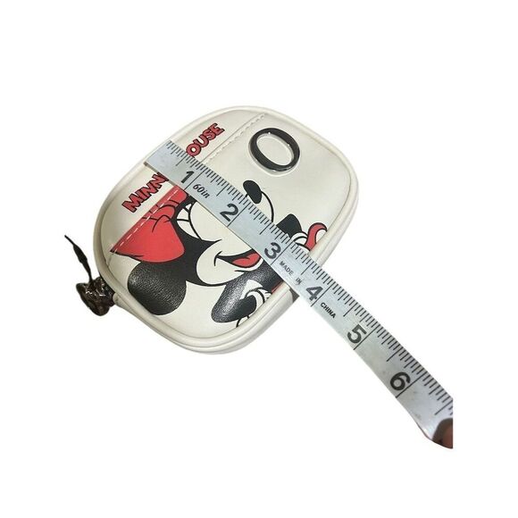 Disney Minnie Mouse Coin Wallet Black Primark Women's Accessory initial O - Picture 6 of 7